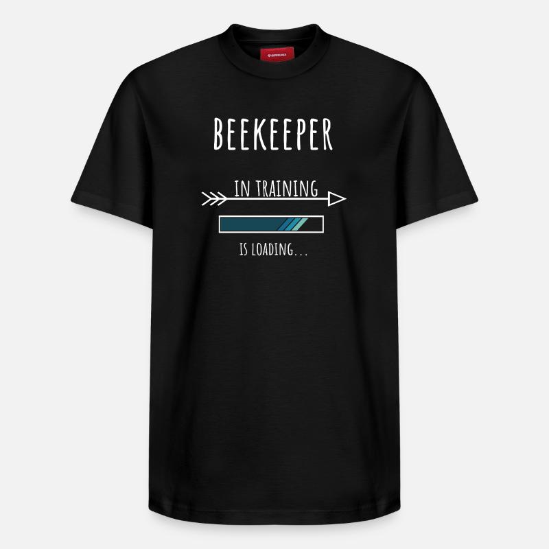 Beekeeper Geschenk Beruf Ausbildung Imker - Relaxed Unisex Supima Cotton T-Shirt – von SPREAD - Schwarz