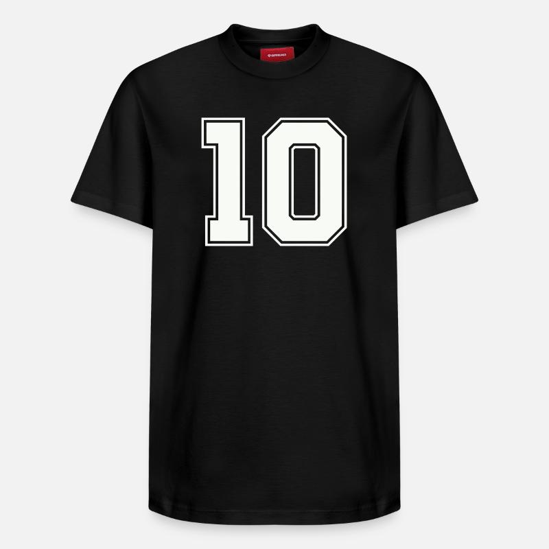 10 - T-shirt unisexe décontracté en coton Supima – de SPREAD - noir