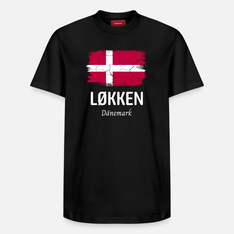 Lokken - T-shirt unisexe décontracté en coton Supima – de SPREAD - noir