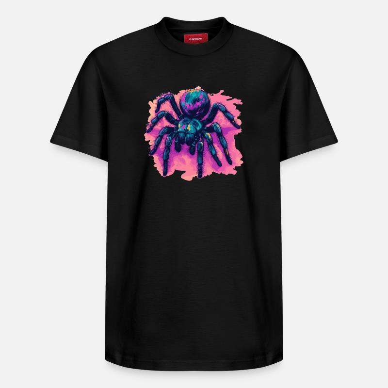 Tarentules Tarentule - T-shirt unisexe décontracté en coton Supima – de SPREAD - noir