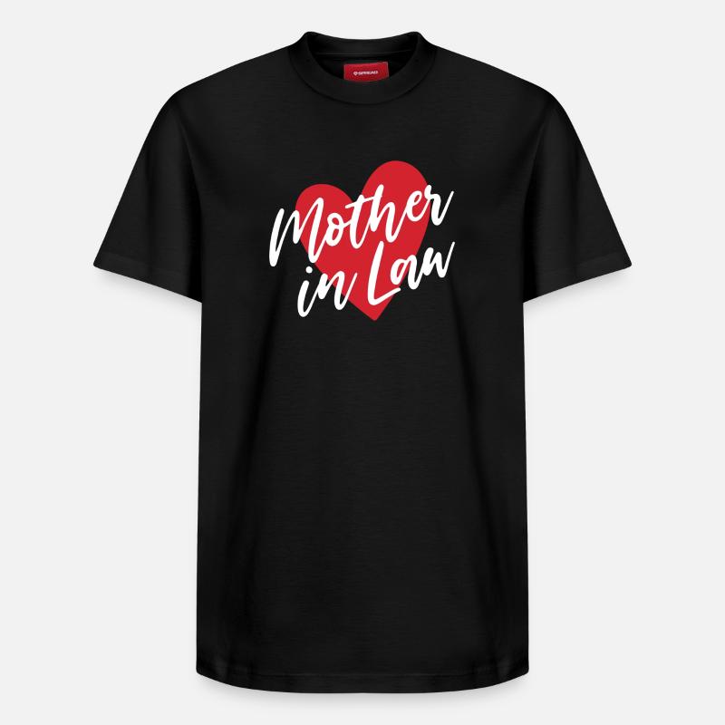 belle-mère - T-shirt unisexe décontracté en coton Supima – de SPREAD - noir