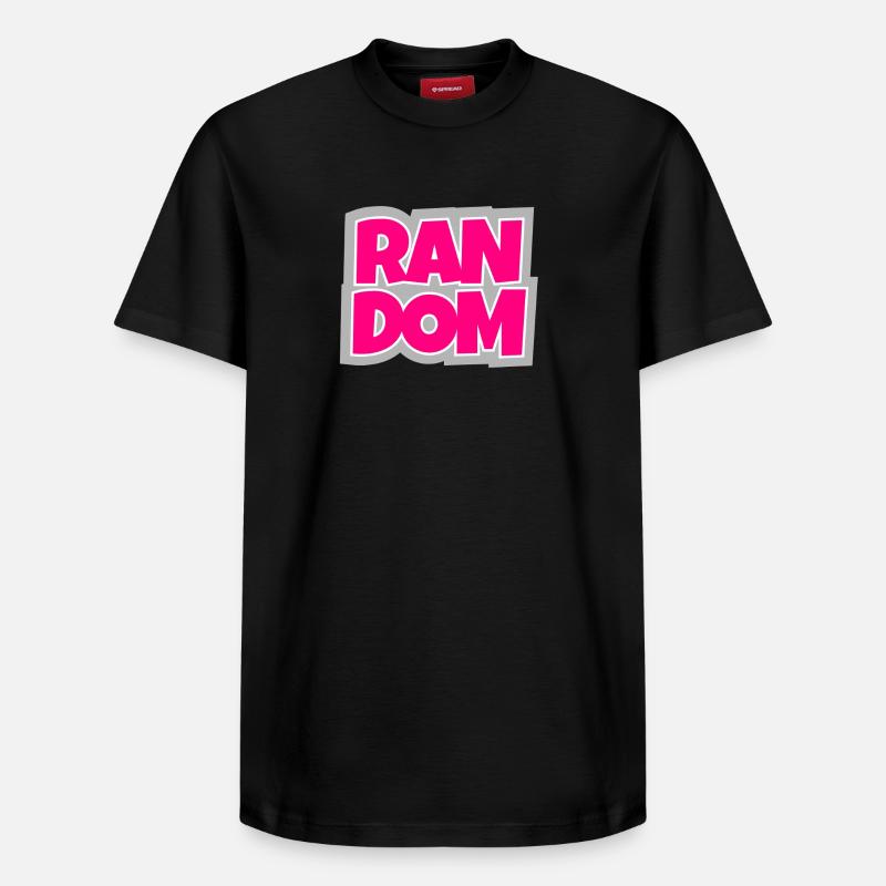 Random - chaotisch und absolut trendy. - Relaxed Unisex Supima Cotton T-Shirt – von SPREAD - Schwarz