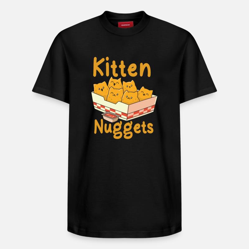 Kätzchen-Nuggets - Relaxed Unisex Supima Cotton T-Shirt – von SPREAD - Schwarz