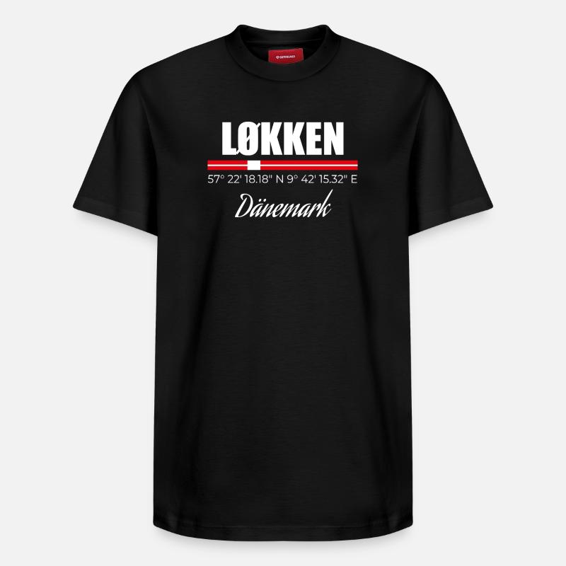 Lokken - T-shirt unisexe décontracté en coton Supima – de SPREAD - noir