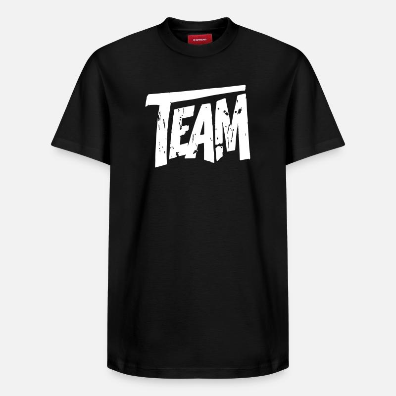 Équipe Graffiti - T-shirt unisexe décontracté en coton Supima – de SPREAD - noir
