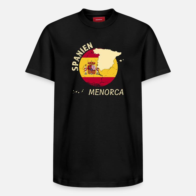 Menorca - Relaxed Unisex Supima Cotton T-Shirt – von SPREAD - Schwarz