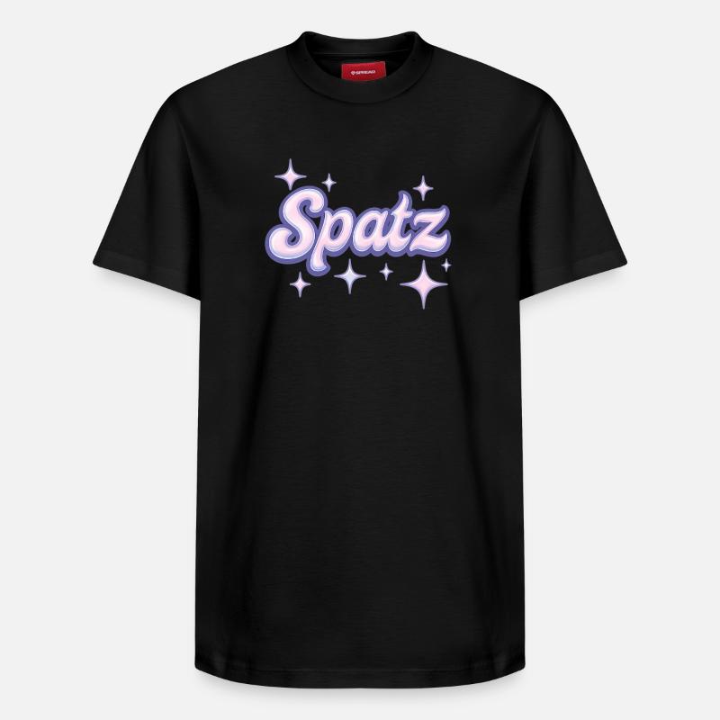 Spatz / Y2K Design - T-shirt unisexe décontracté en coton Supima – de SPREAD - noir