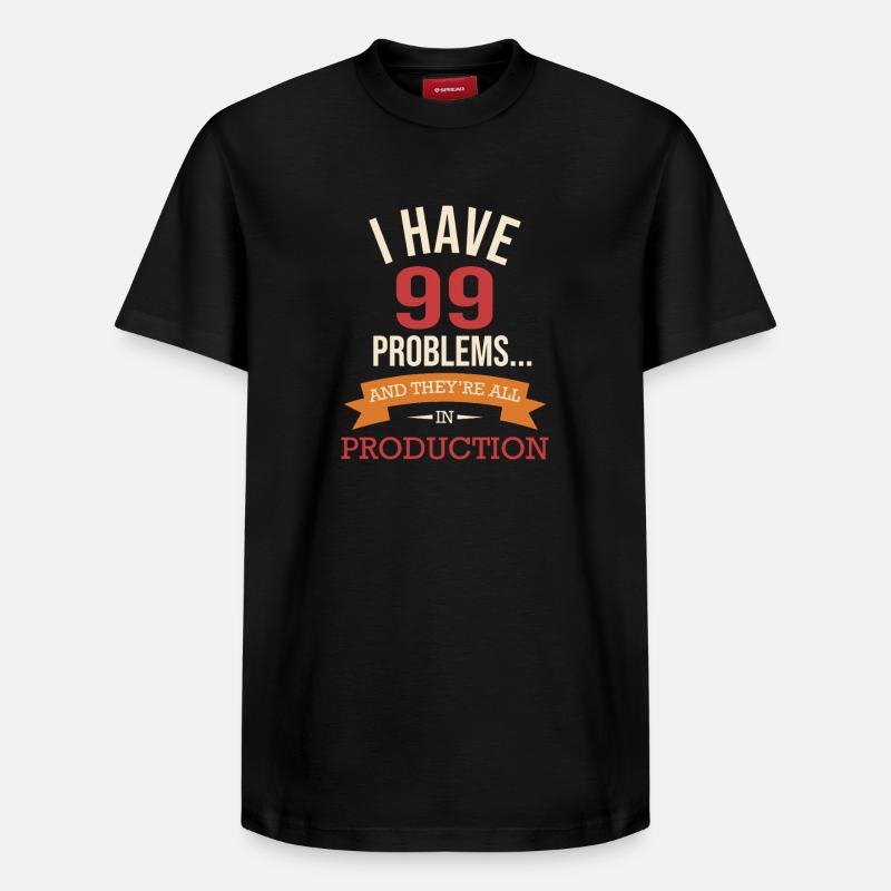 Ingénieurs Devops moto - T-shirt unisexe décontracté en coton Supima – de SPREAD - noir