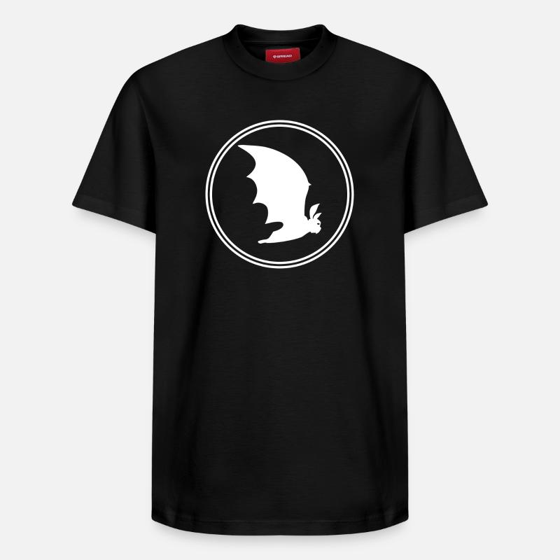 Bat Gothic : Nuit, Vampire & Liberté - T-shirt unisexe décontracté en coton Supima – de SPREAD - noir