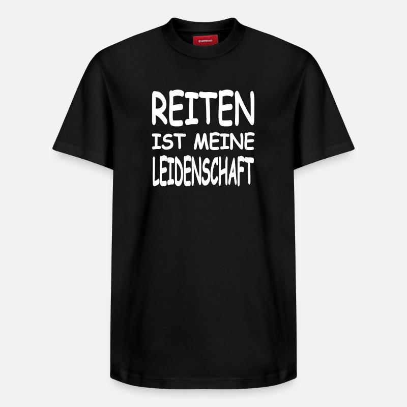 Chevaucher - T-shirt unisexe décontracté en coton Supima – de SPREAD - noir