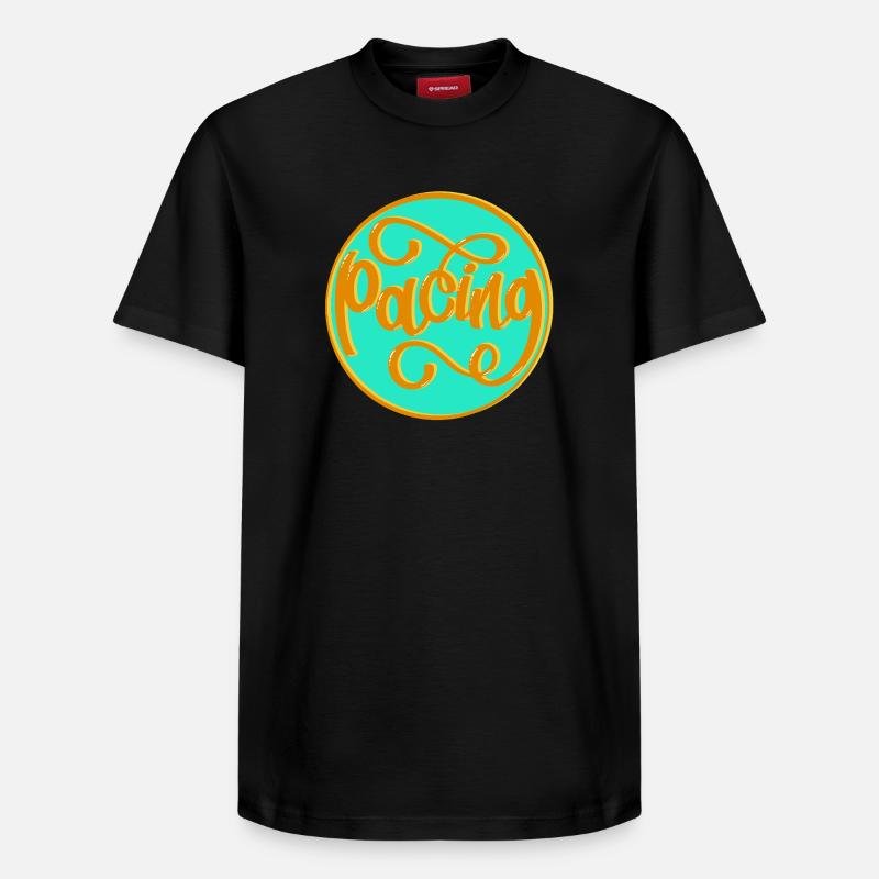 Rythme - T-shirt unisexe décontracté en coton Supima – de SPREAD - noir