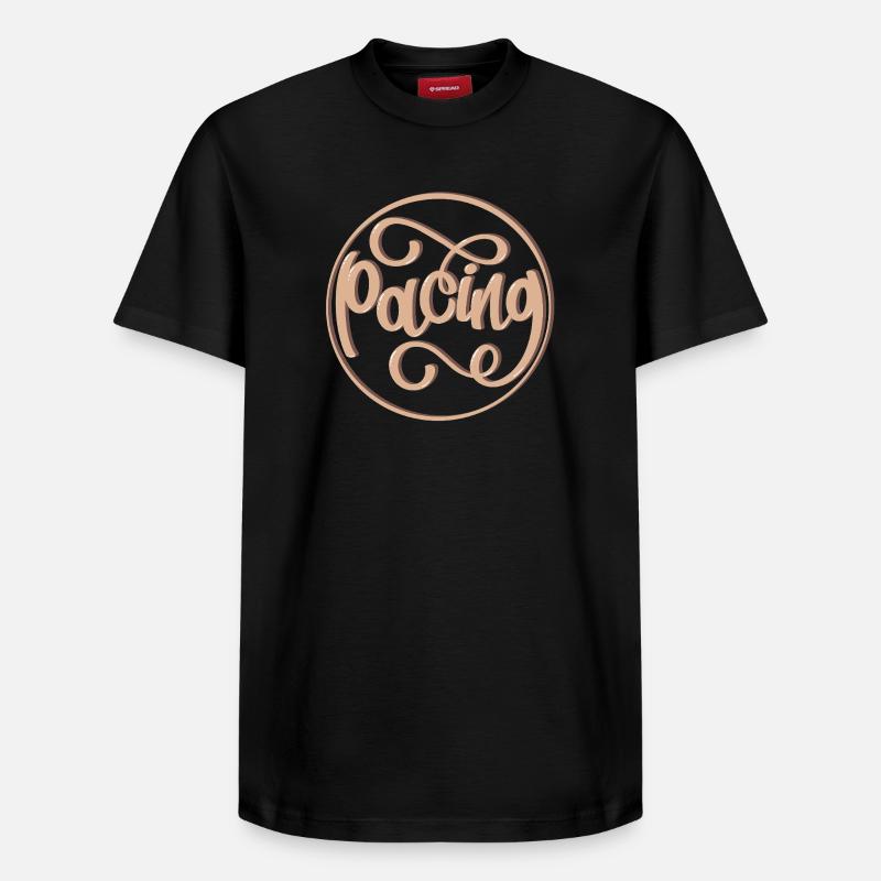 Rythme - T-shirt unisexe décontracté en coton Supima – de SPREAD - noir