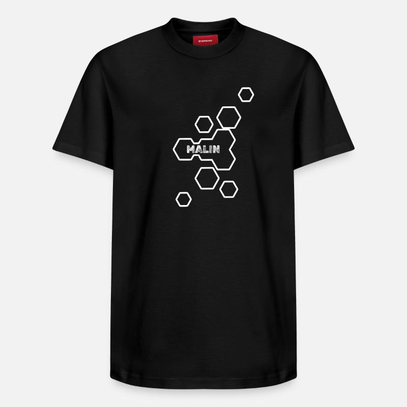 Nom Malin - T-shirt unisexe décontracté en coton Supima – de SPREAD - noir