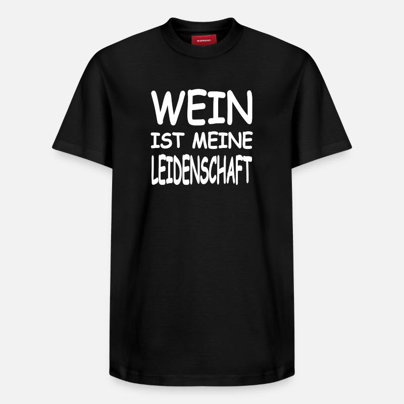 Vin - T-shirt unisexe décontracté en coton Supima – de SPREAD - noir