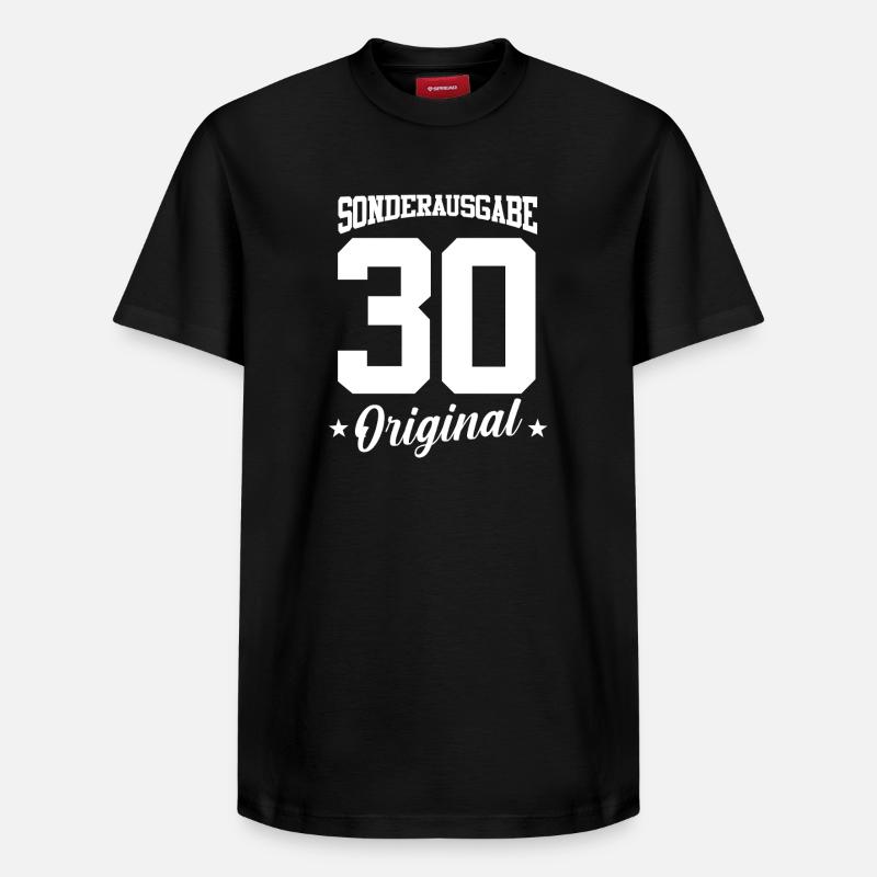 30 Anniversaire - T-shirt unisexe décontracté en coton Supima – de SPREAD - noir