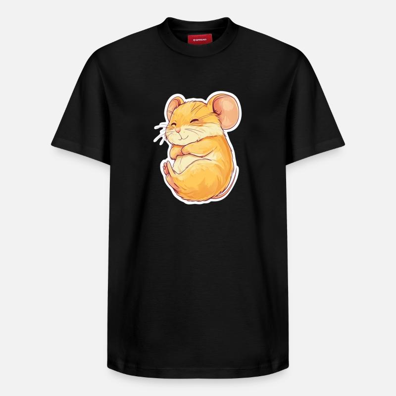 Maus - Relaxed Unisex Supima Cotton T-Shirt – von SPREAD - Schwarz