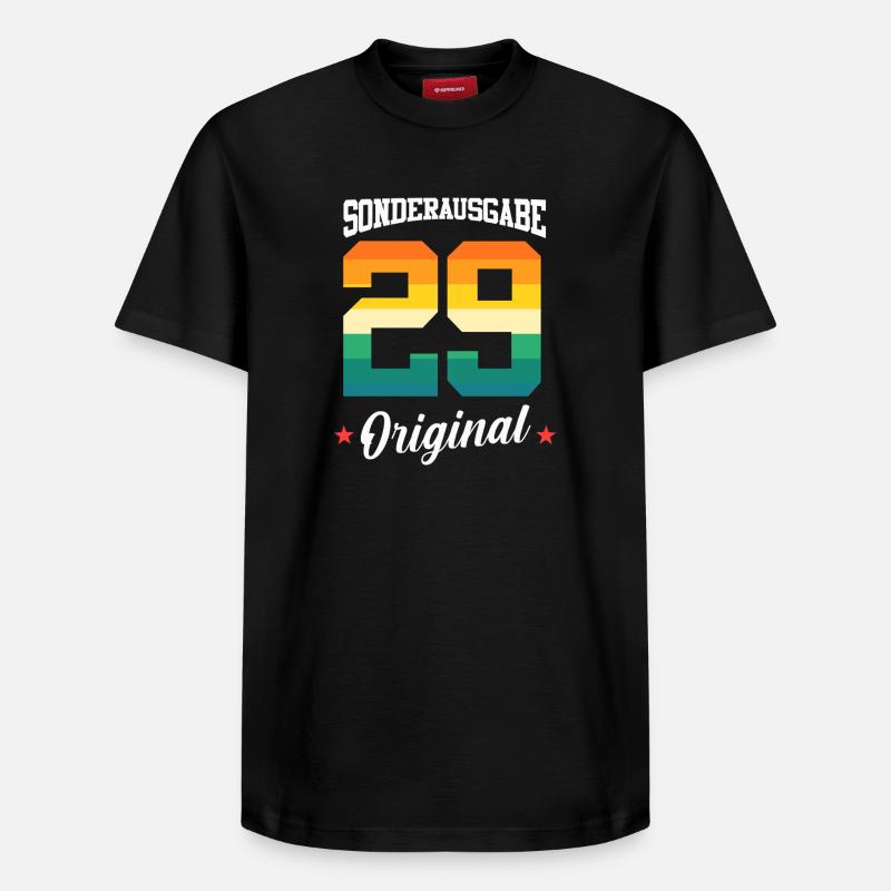 29 Anniversaire - T-shirt unisexe décontracté en coton Supima – de SPREAD - noir