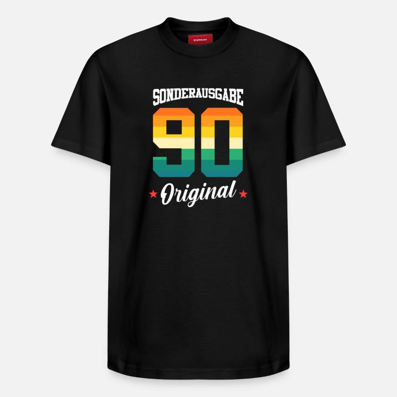 90 Anniversaire - T-shirt unisexe décontracté en coton Supima – de SPREAD - noir