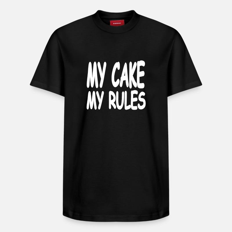 Gâteau - T-shirt unisexe décontracté en coton Supima – de SPREAD - noir
