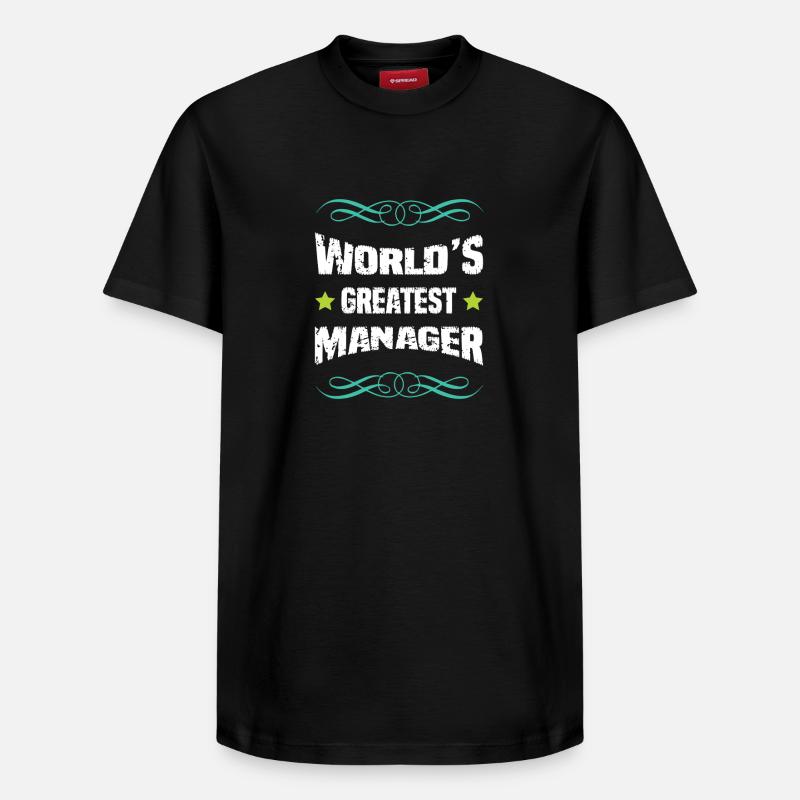 Weltbester Manager - Relaxed Unisex Supima Cotton T-Shirt – von SPREAD - Schwarz