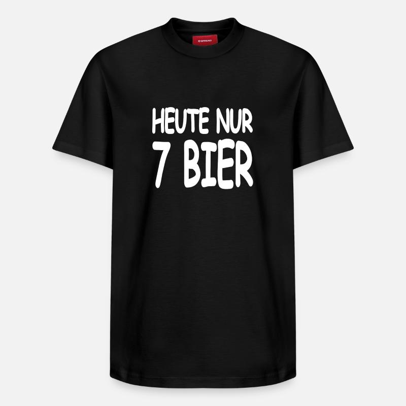 Bière - T-shirt unisexe décontracté en coton Supima – de SPREAD - noir