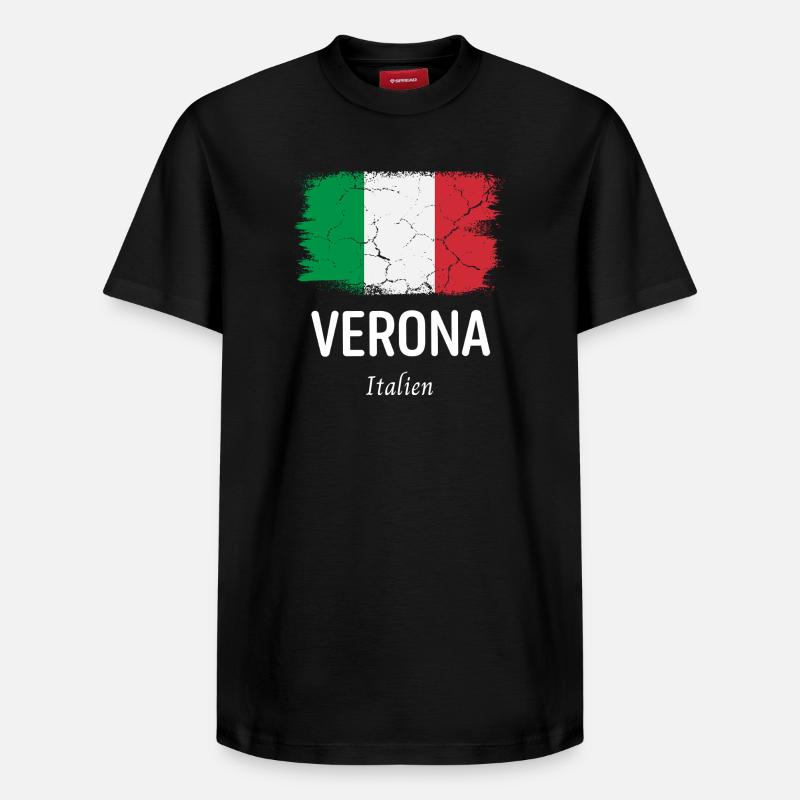 Vérone - T-shirt unisexe décontracté en coton Supima – de SPREAD - noir