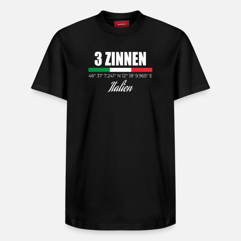 3 Pics - T-shirt unisexe décontracté en coton Supima – de SPREAD - noir