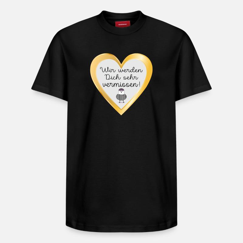 ADIEU SEAGULL - T-shirt unisexe décontracté en coton Supima – de SPREAD - noir