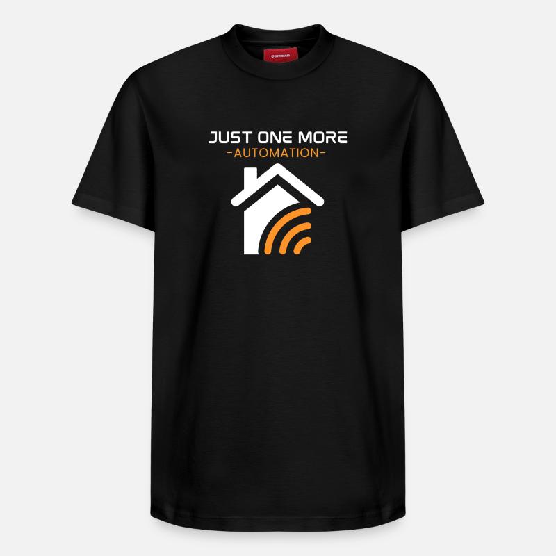 Nur noch eine Automatisierung - Relaxed Unisex Supima Cotton T-Shirt – von SPREAD - Schwarz
