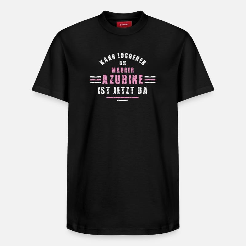 Bricklayer Trainee Apprenticeship Bricklayer - Relaxed Unisex Supima Cotton T-Shirt – by SPREAD - black