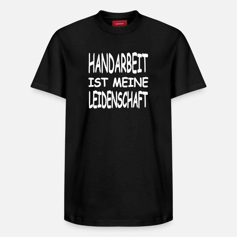 Travail manuel - T-shirt unisexe décontracté en coton Supima – de SPREAD - noir