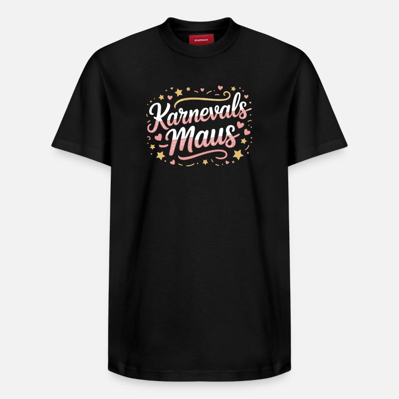 Karnevalsmaus Karneval Köln Kölner Karnevals Maus - Relaxed Unisex Supima Cotton T-Shirt – von SPREAD - Schwarz