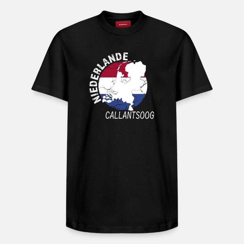 Callantsoog - Relaxed Unisex Supima Cotton T-Shirt – by SPREAD - black