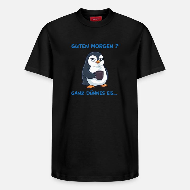 Dünnes Eis Mood - Relaxed Unisex Supima Cotton T-Shirt – von SPREAD - Schwarz