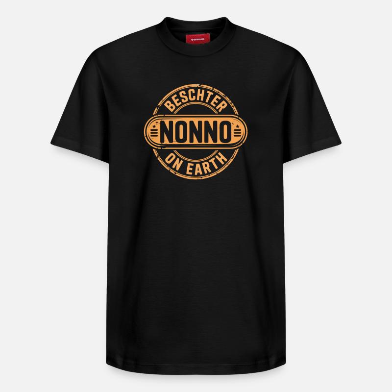 Dégustation Nonno Grand-père - T-shirt unisexe décontracté en coton Supima – de SPREAD - noir