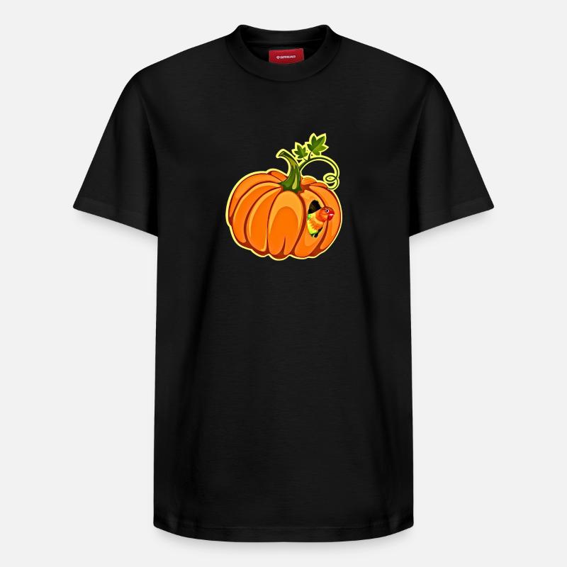 Citrouille Perroquet Whimsy - T-shirt unisexe décontracté en coton Supima – de SPREAD - noir