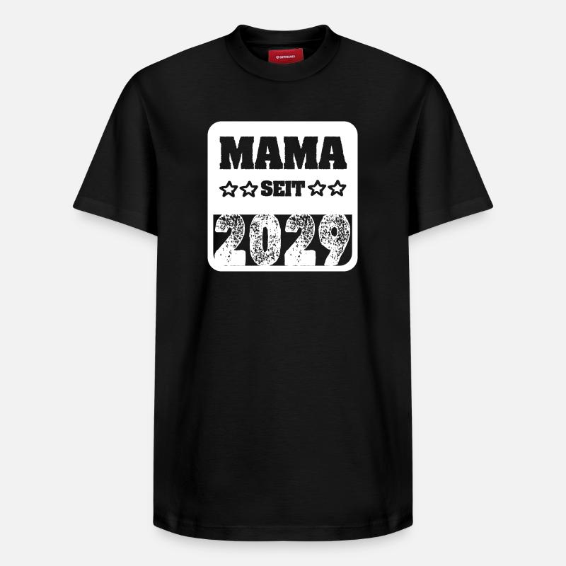Maman 2029 - T-shirt unisexe décontracté en coton Supima – de SPREAD - noir