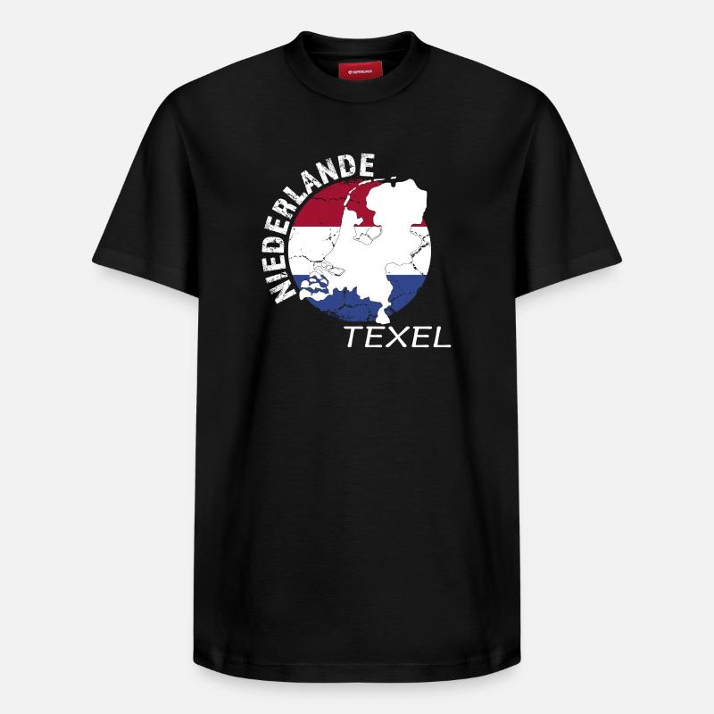 Texel - T-shirt unisexe décontracté en coton Supima – de SPREAD - noir