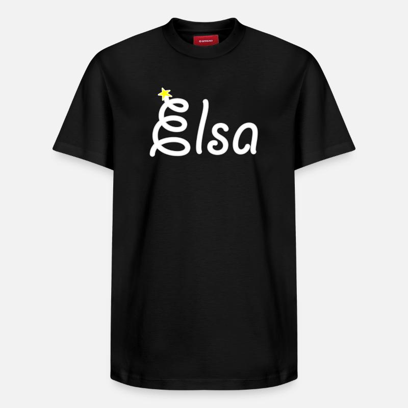 Elsa - T-shirt unisexe décontracté en coton Supima – de SPREAD - noir