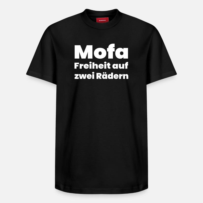 Mobylette - T-shirt unisexe décontracté en coton Supima – de SPREAD - noir