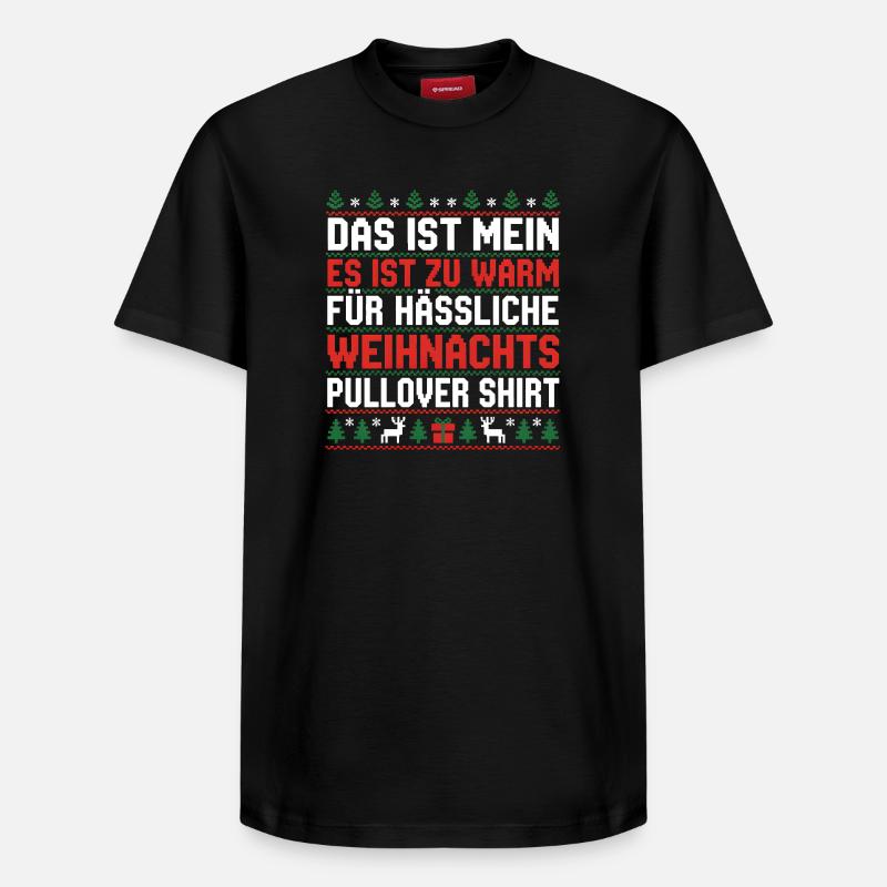 Weihnachten - Relaxed Unisex Supima Cotton T-Shirt – von SPREAD - Schwarz
