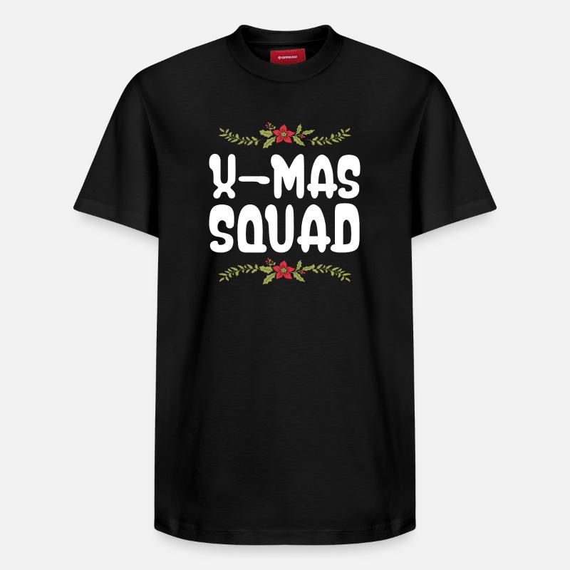 Escouade de Noël - T-shirt unisexe décontracté en coton Supima – de SPREAD - noir