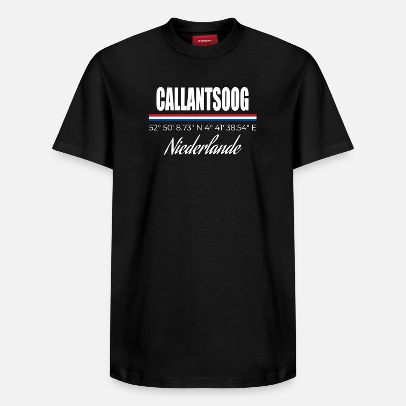 Callantsoog - Relaxed Unisex Supima Cotton T-Shirt – by SPREAD - black