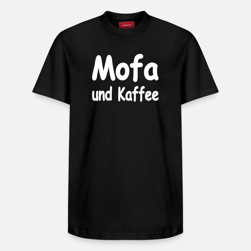 Mobylette - T-shirt unisexe décontracté en coton Supima – de SPREAD - noir
