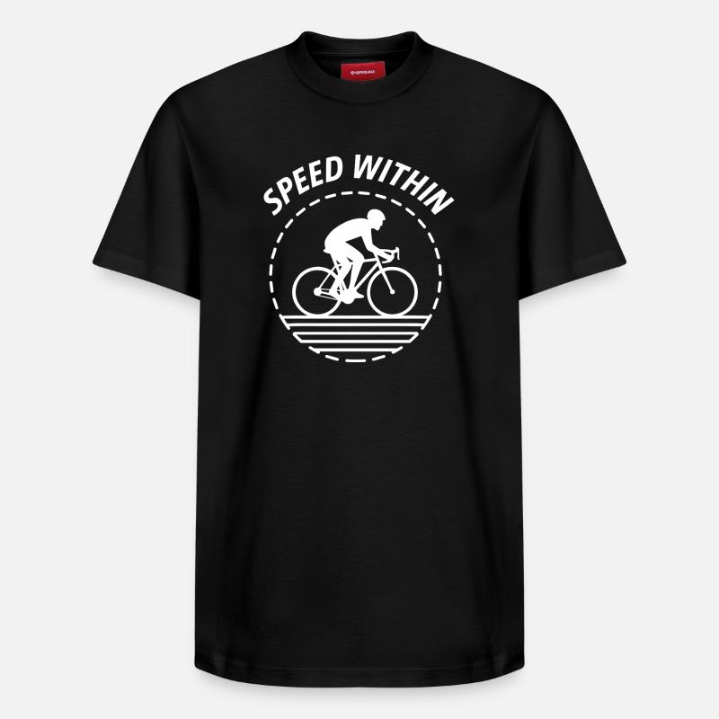 Vitesse intérieure - T-shirt unisexe décontracté en coton Supima – de SPREAD - noir