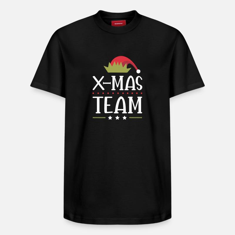 Escouade de Noël - T-shirt unisexe décontracté en coton Supima – de SPREAD - noir