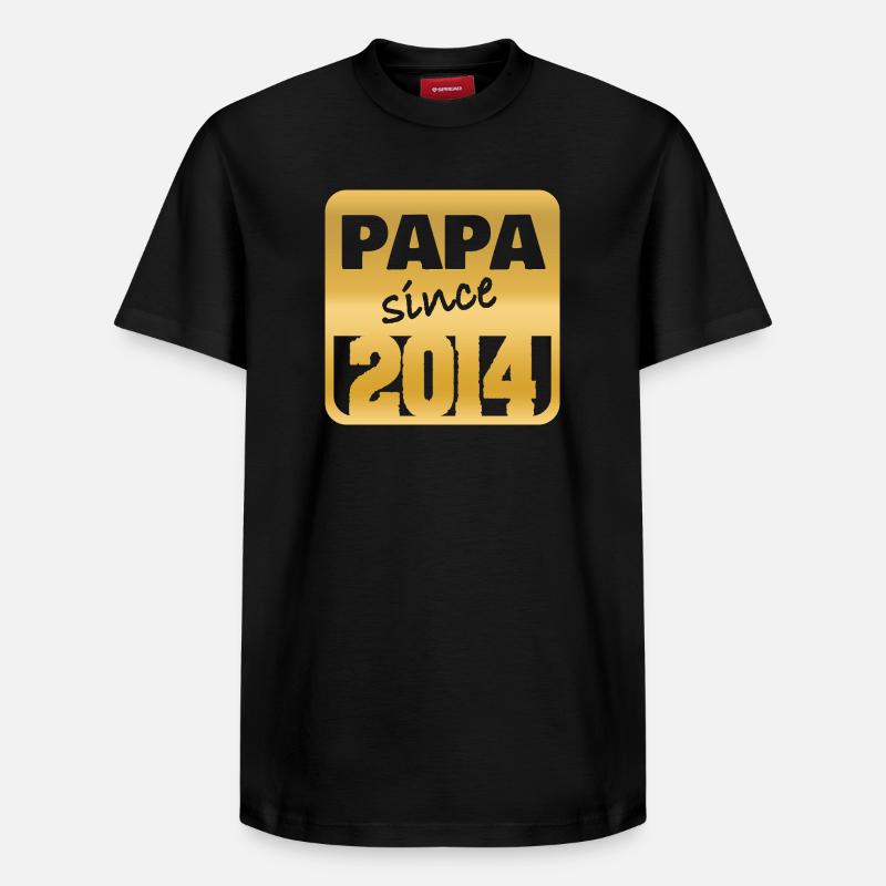 Millésime 2014 - T-shirt unisexe décontracté en coton Supima – de SPREAD - noir