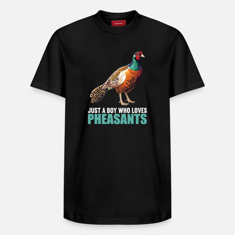 Faisans Faisan - T-shirt unisexe décontracté en coton Supima – de SPREAD - noir