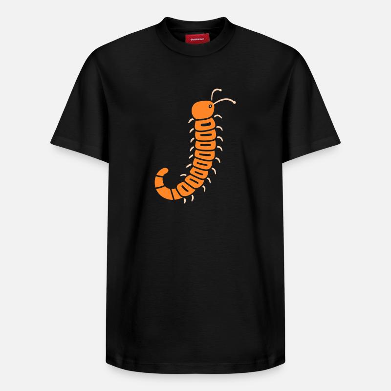 mille-pattes - T-shirt unisexe décontracté en coton Supima – de SPREAD - noir