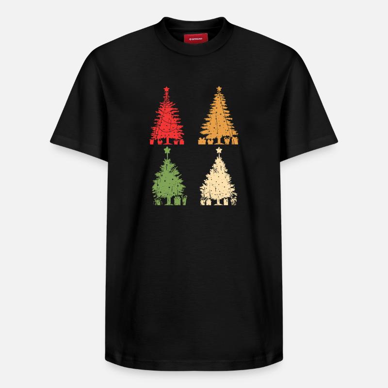 Père Noël Noël - T-shirt unisexe décontracté en coton Supima – de SPREAD - noir
